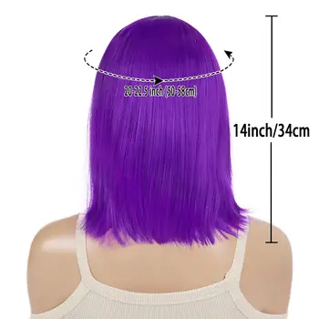 10 最佳銷售 洋紅色假髮 - №7