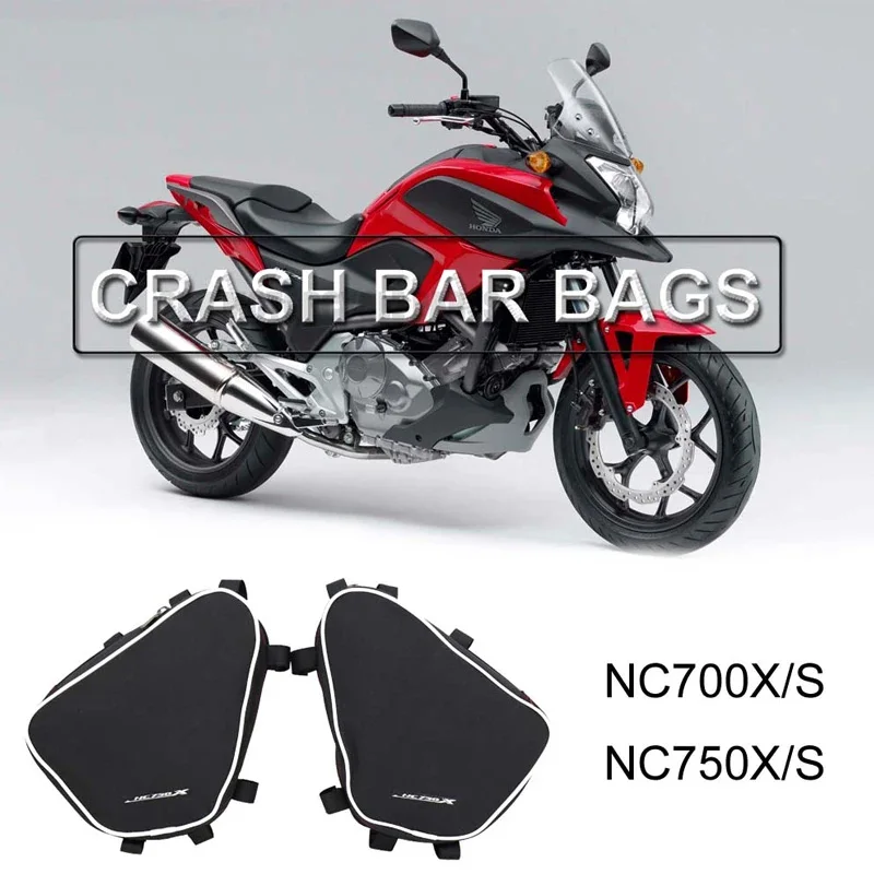 Motorcycle Toolbox Frame Crash Bar Bags Tool Placement Travel Saddle Bag FOR Honda NC700X NC700S NC750X NC750S NC 700 750 X S