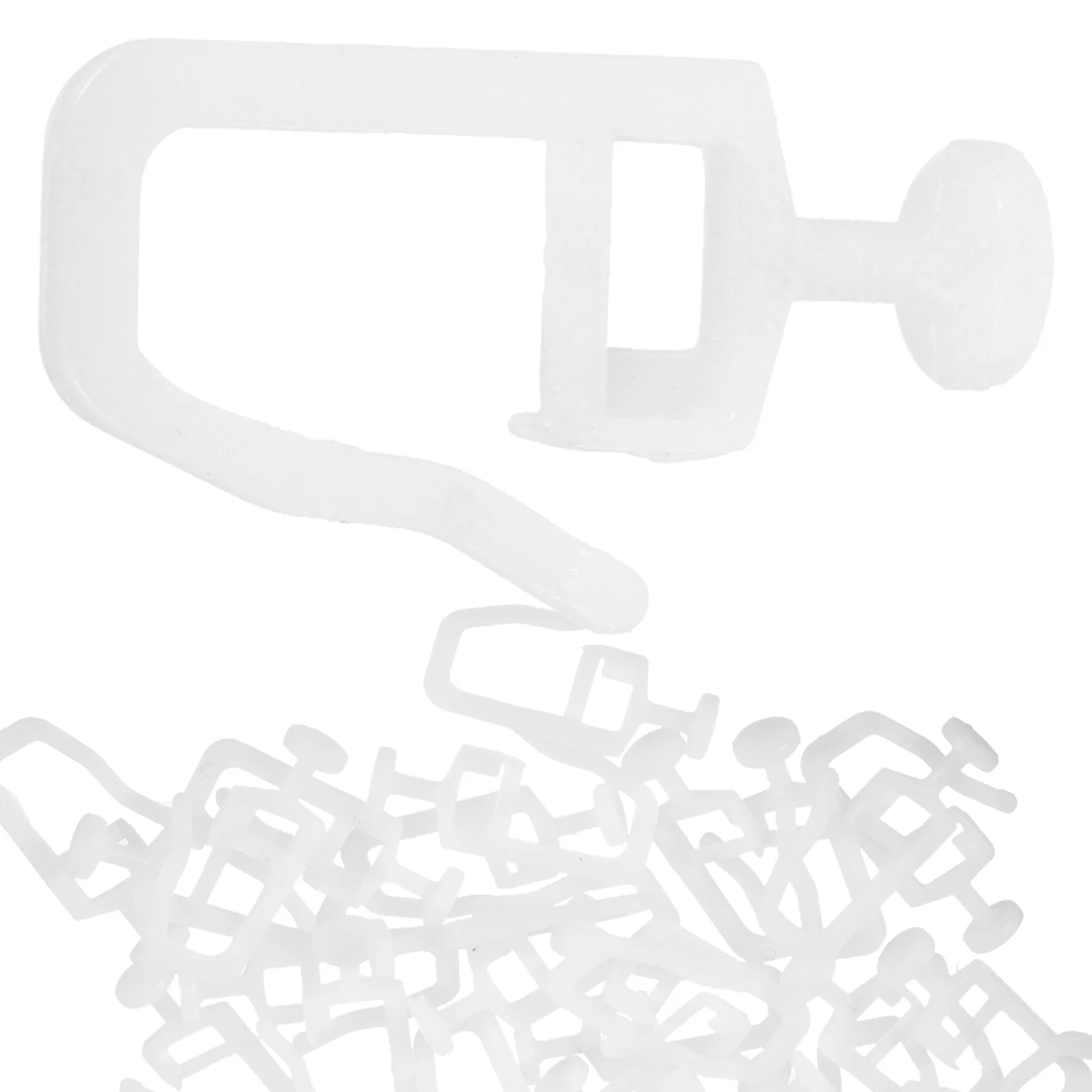 50 Pcs Double Curtain Track Pulley Walker Home Accessory Accessories Adjustable