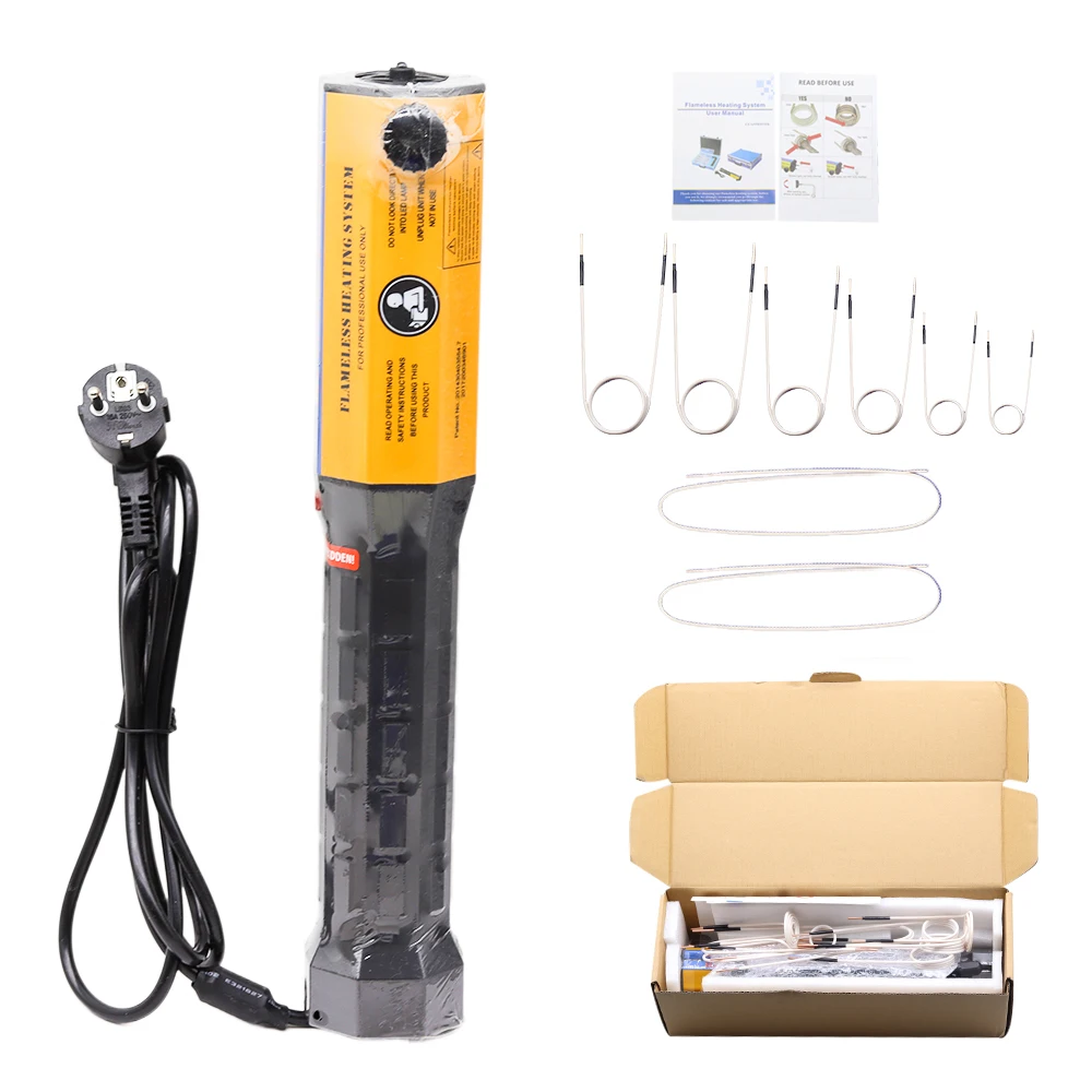 1000W Magnetic Induction Heater Bolt Remover Car Repair Machine Tool Screw Tool Bolt Heat Remover Tool Kit 8 Coils 110V/220V