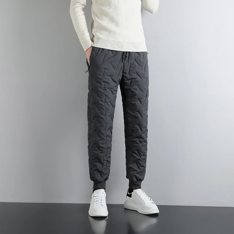 2023 Winter neue dicke Lamm wolle warme Hosen Männer Wind break Fleece gefütterte Hose klassische Jogger Freizeit hose Männer plus Größe L-8XL