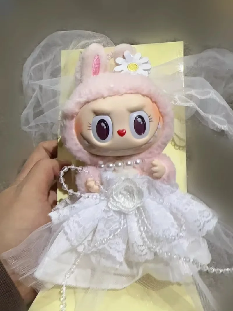 New Arrival The Monster Labubu Serie Mokoko Wedding Sweetheart Models Doll Haruno Vinyl Cute Figure  Replica Birthday Xmas Gifts