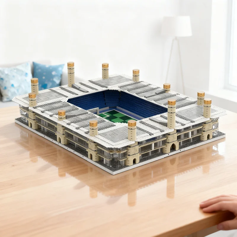 

Набор строительных блоков MOC Powerhouse Stadium Birmingham City (6814 деталей) – Архитектурная модель, креативный подарок, коллекционный декор для детей