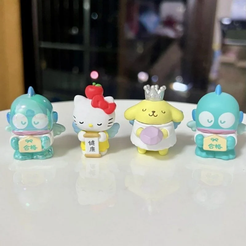 

Sanrio Blessing Angel Series Blind Box Anime Figures Bags Hellokitty Cinnamoroll Decorative Ornaments Toys Birthday Gift