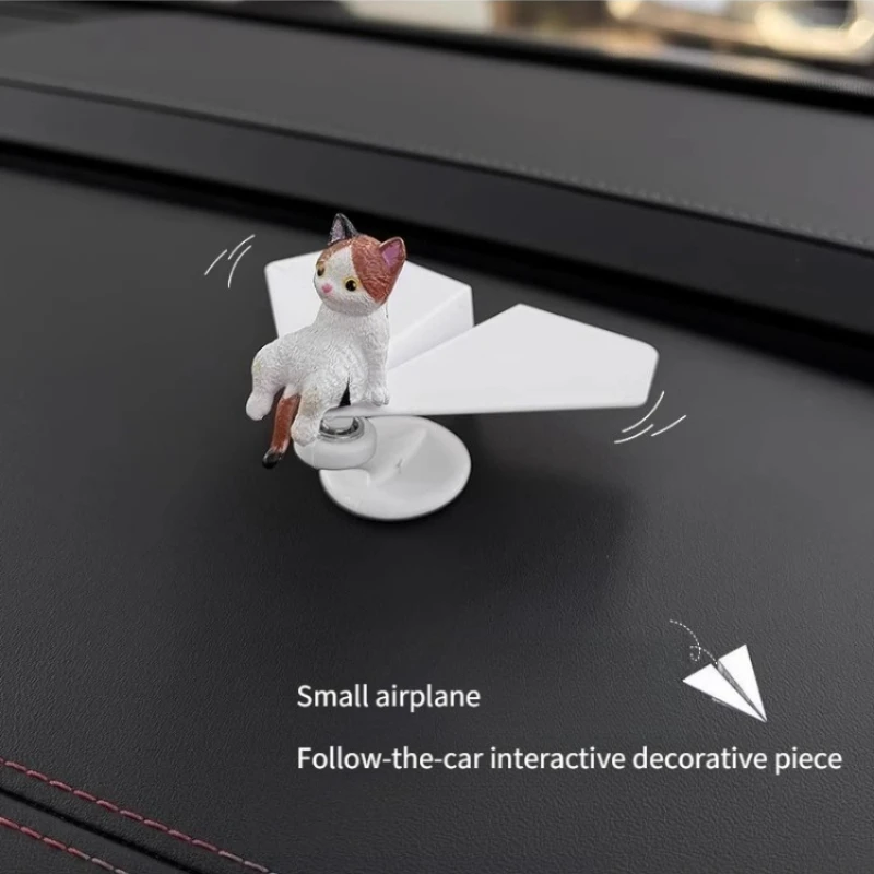 Rotating Airplane Car Ornaments, Dashboard Decorations, New Creative Car Ornaments, Rotating Airplane