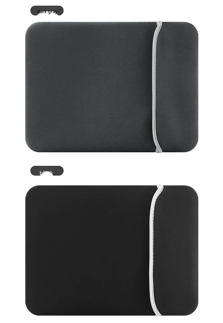 Neopren-Laptop-Hülle 7-17 Zoll Stoßfeste Schutztasche für Notebook und Tablet mit Weichem Futter – Detail 10