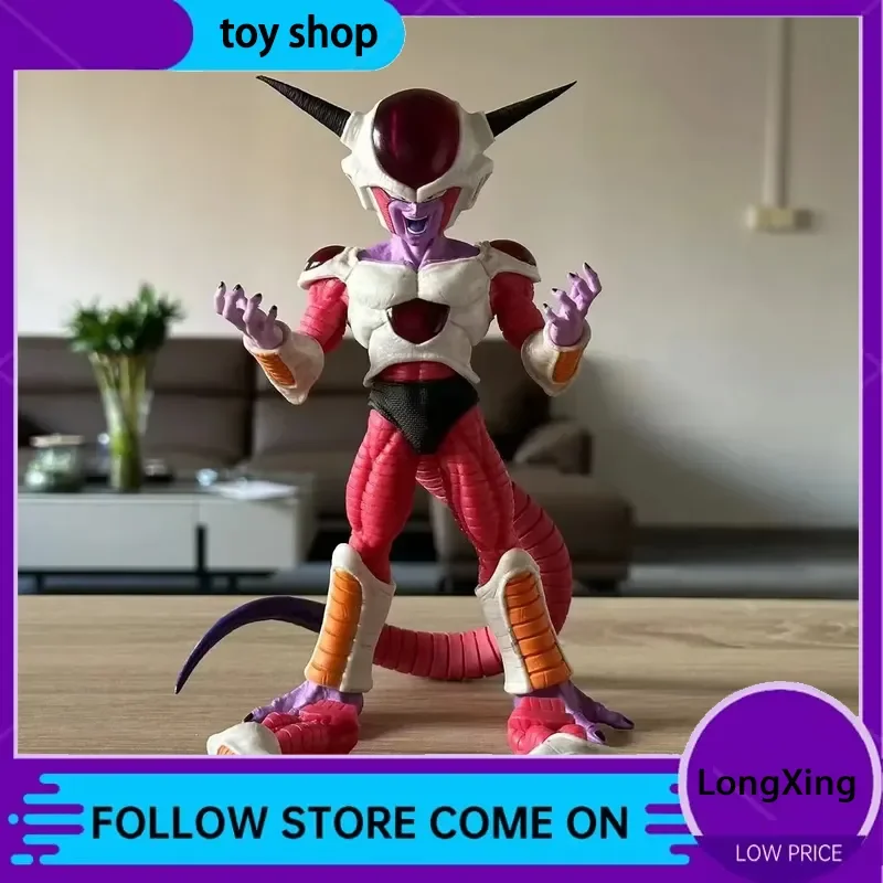 

Фигурка Dragon Ball Z с морозильной камерой-аниме Коллекционная фигурка из ПВХ 20 см, модель первой формы Frieza, игрушка для подарков