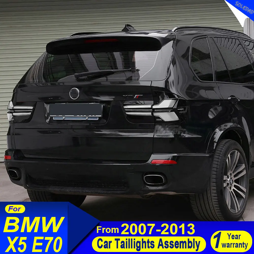 Car Tail Lights For BMW X5 E70 2007-2013 DRL Fog Rear Trailer lamps Turning Signal Voiture Plug And Play  Accessories