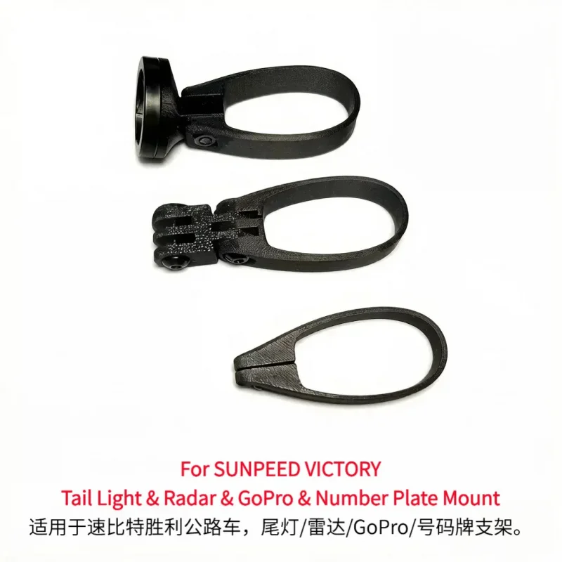 Soporte para Montar la Cámara GoPro en la Placa de Matrícula y el Radar de la Luz Trasera para SUNPEED VICTORY