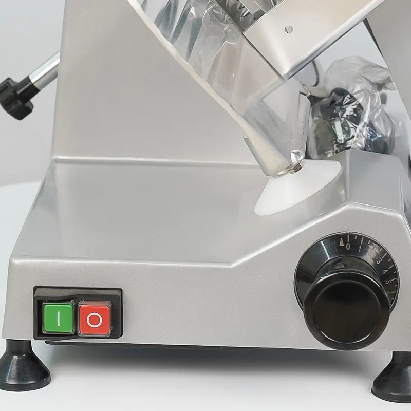 For VEVOR 220V 50HZ New 8'' Electric Meat Slicer Powerful Commercial Deli Food Cutter Machine for Restaurant & Home Use