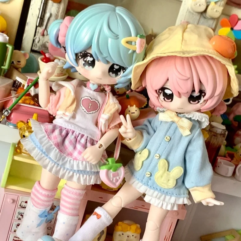 정품 재고 있음 언빌드 도어 리틀 키 아트북 시리즈 1/12 BJD MJD 블라인드 박스 애니메이션 피규어 관절 장식 인형