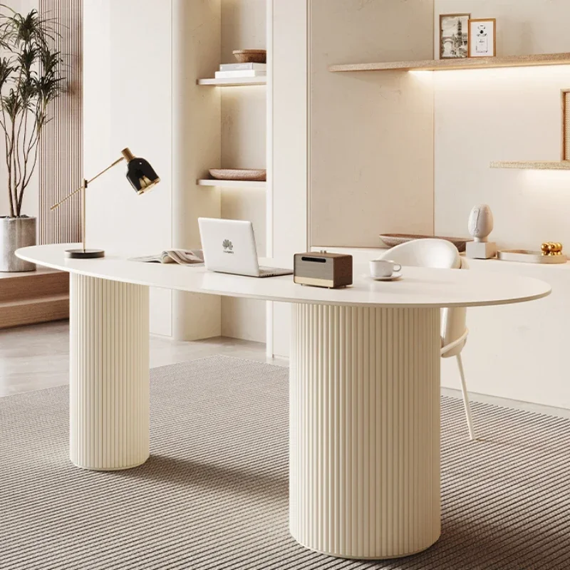 

Computer Office Home Desk Desktop Tables Corner Multifunction Furniture Executive Work Tablo Minimalist Accessories Student