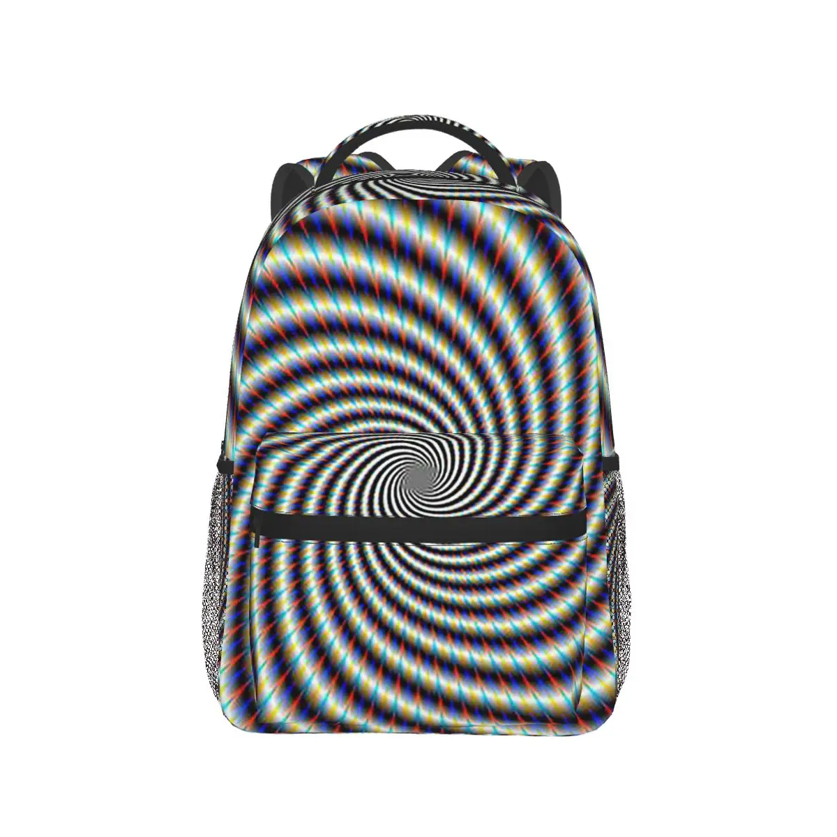 

Рюкзак Psychedelic Swirl In Blue Red And Gold, Лидер продаж, рюкзак большой емкости, детская сумка для книг, школьная сумка, сумки на плечо для мужчин и женщин