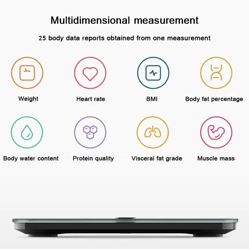 Xiaomi Mijia Body Fat Scale S400 Pro 3.5in TFT Color Screen Bluetooth5.1 Smart Home Body Composition Scale Work with Mi Home APP