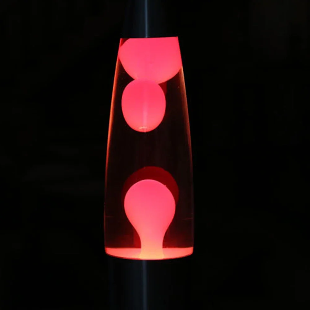 LED Volcano Lava Lamp Night Light Aluminum Bedroom Decorative Lamp 25 W Metal Base 13 inch Ambient Lights