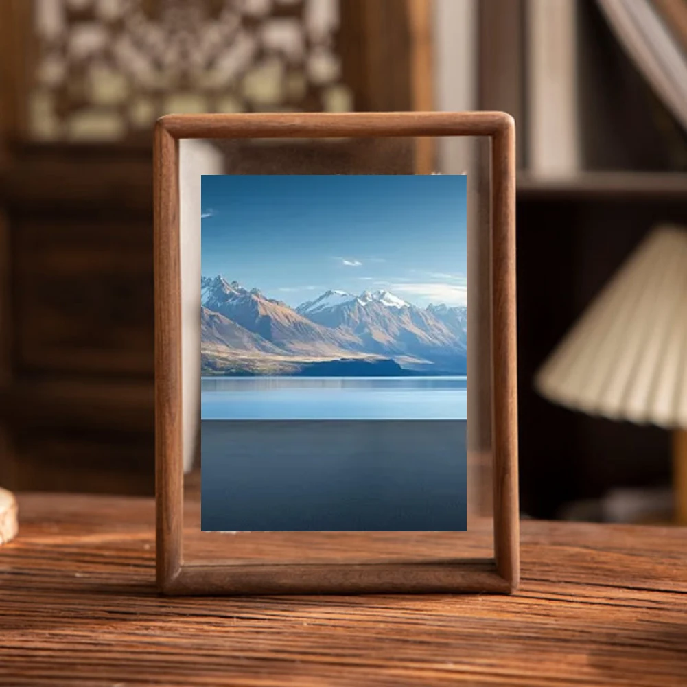5.5*8.4cm Double-Sided Frame Easy Artwork Insertion Quick Photo Change Multiple Dimensions Suitable For Paper-cut
