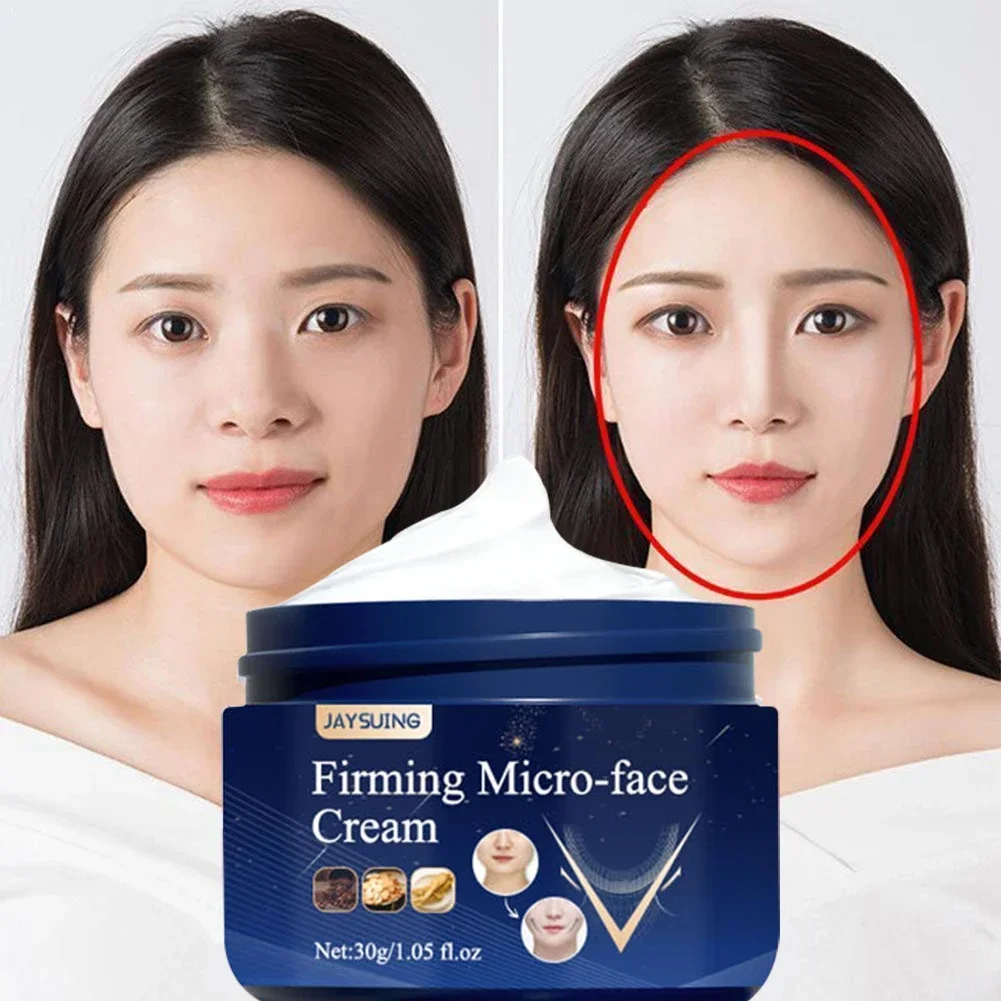 V-Shape Slimming Cream Firming Face Lift Slimming Shaping Removal Face Fat Masseter Muscle Double ChinBurning Thin Face Products