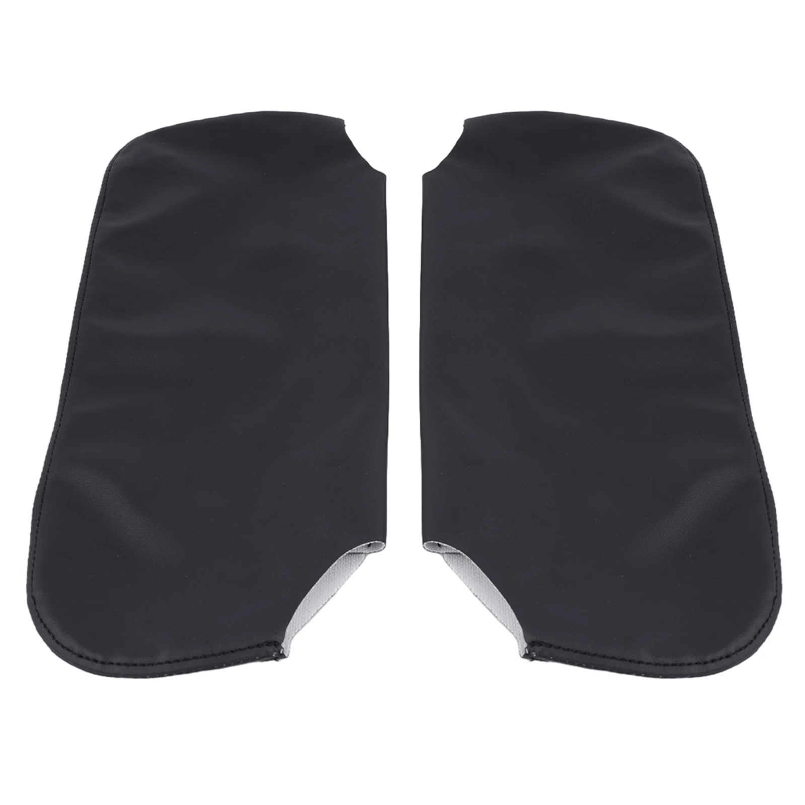 

Leather Cover Sun Visor Cover Black Front Left Right Microfiber Leather Sun Visor Trim Car High Quality Practical