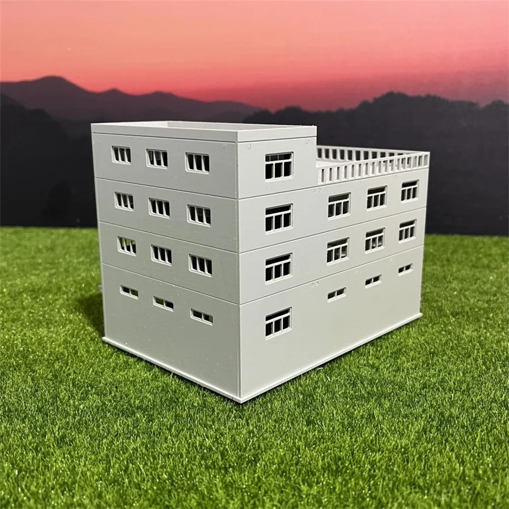N Scale 1/150/100/87/72/64/50 Assembly Simulation Building Model Garage Fire Station Layout Diorama