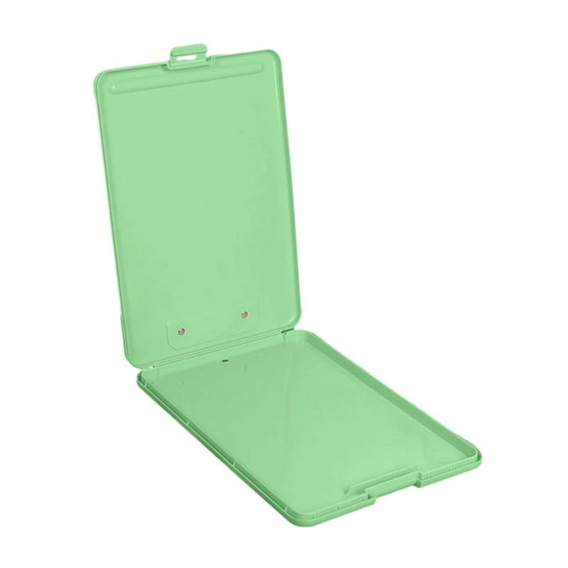 2-in-1 Clipboard with File Storage Case Portable Document Organizer Waterproof File Folder for Hospital Nurse Doctor