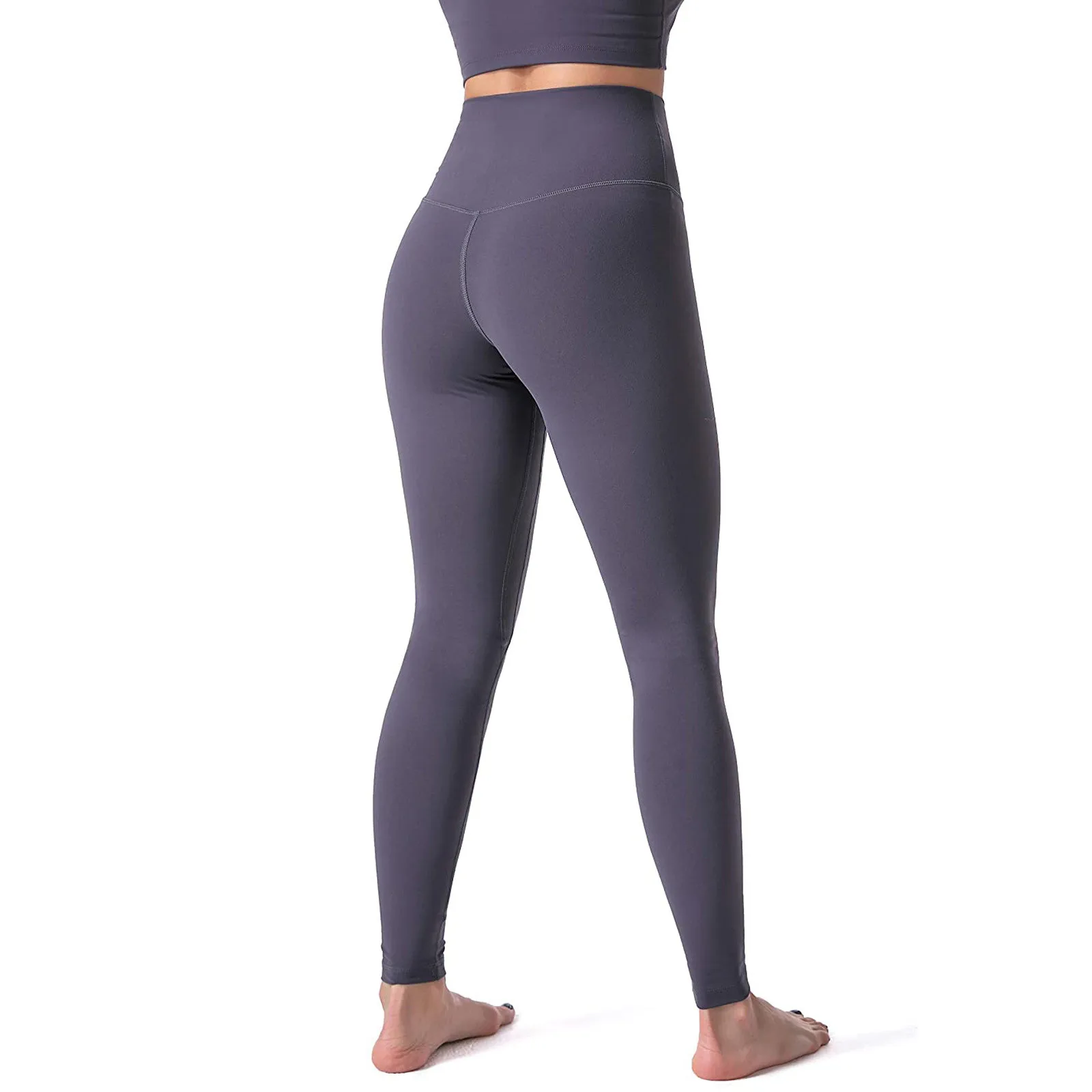 High Waist Leggings Trending Seamless Yoga Pants Bestseller Tummy Control Sports Leggings Popular Workout Tights Solid Color T1