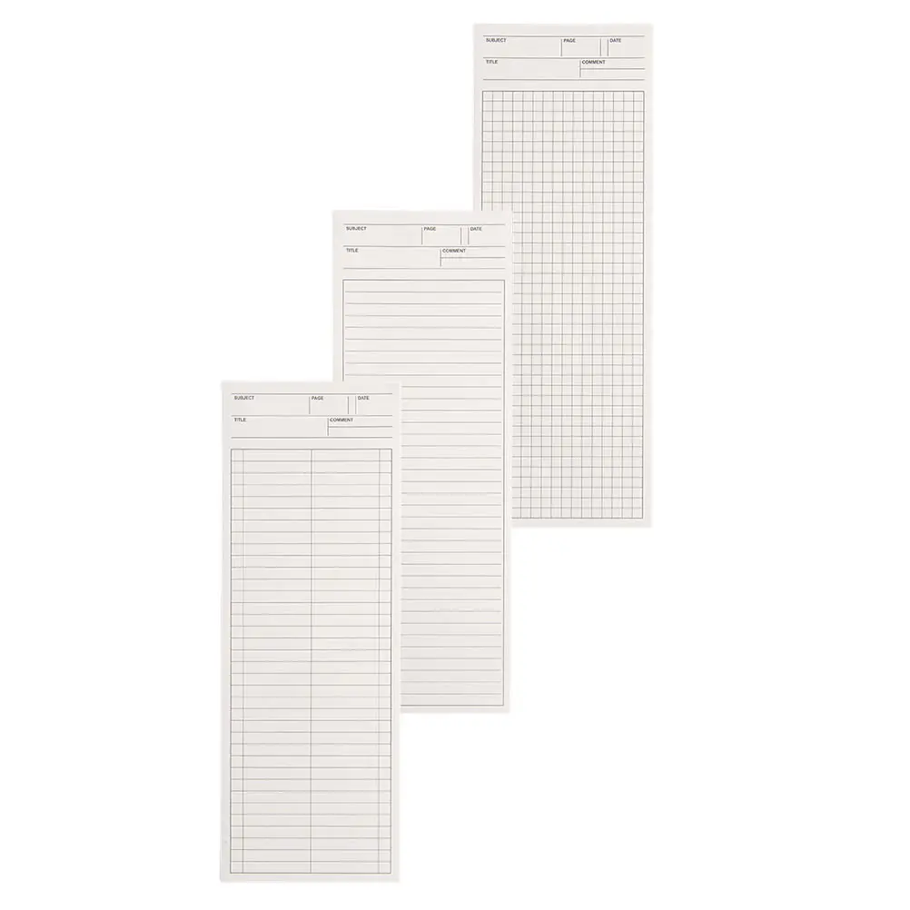

3pcs Super Long Notepad Portable Planning Handbook Schedule Note Pad For Students Time Management Notepads Multi-Purpose Pocket