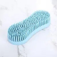 1Pcs Colorful Horse Grooming Brush Hard Bristle Silicone Horse Accessories Plastic Equestrian Massage Tool 5