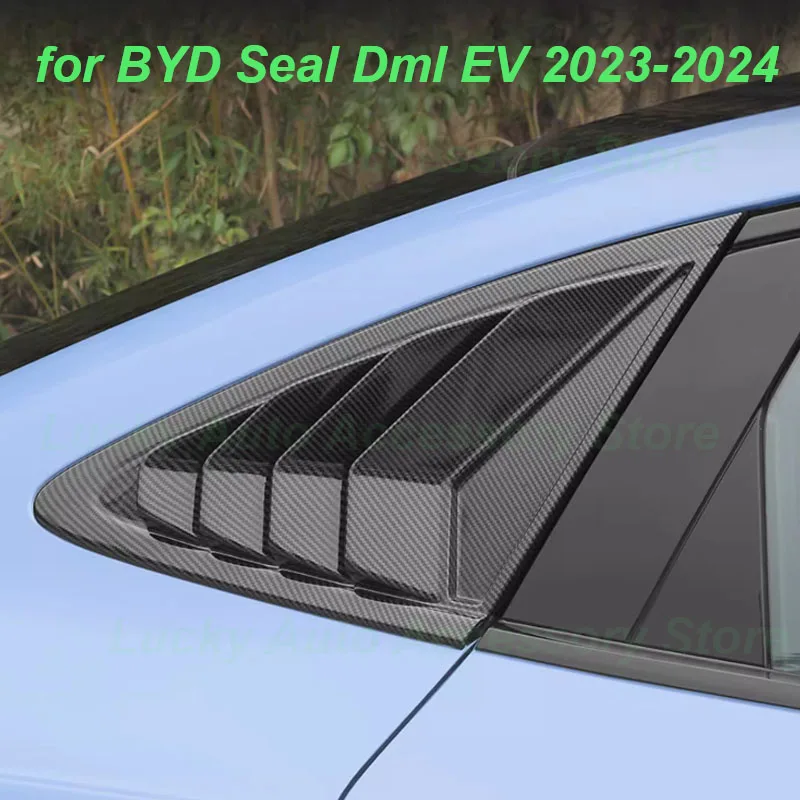 

Car Rear Triangle Shutter Frame for BYD Seal DMI EV 2023-2024 Tailgate Side Window Shutter Decorative Trim Exterior Accessories