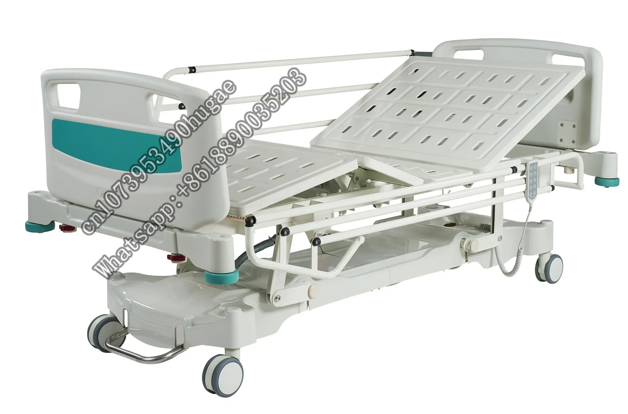 AOLIKE New type 3 function electric european hospital bed with steel siderail