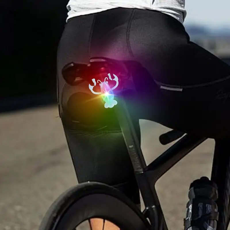 Fanale posteriore per ciclo Luce posteriore per ciclismo ad alta luminosità Forma creativa di gamberi 190mAh Capacità della batteria Accessorio per guida Retroilluminazione