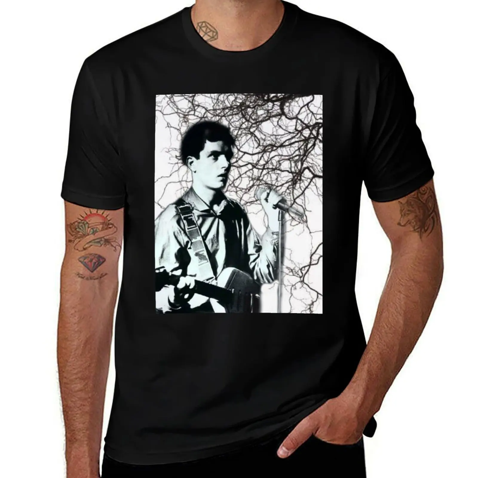 Ian Curtis T-Shirt Plus Size Summer Short Sleeve T-Shirt