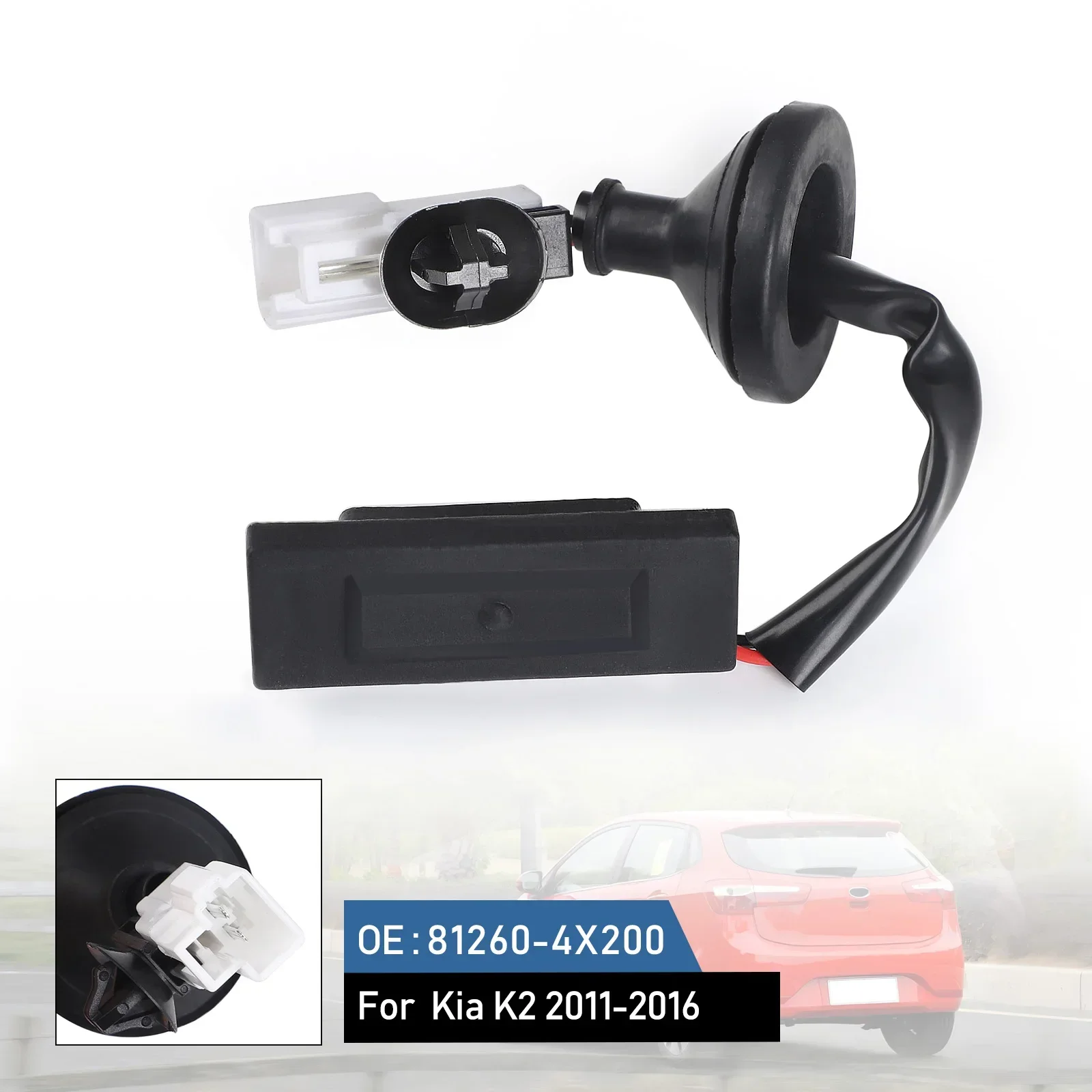 

812604X200/81260-4X200 Black ABS Case Trunk Lid Lock Release Switch - for KIA RIO 2011-2016 (M9R2) Wholesale Discount & Hot Sale