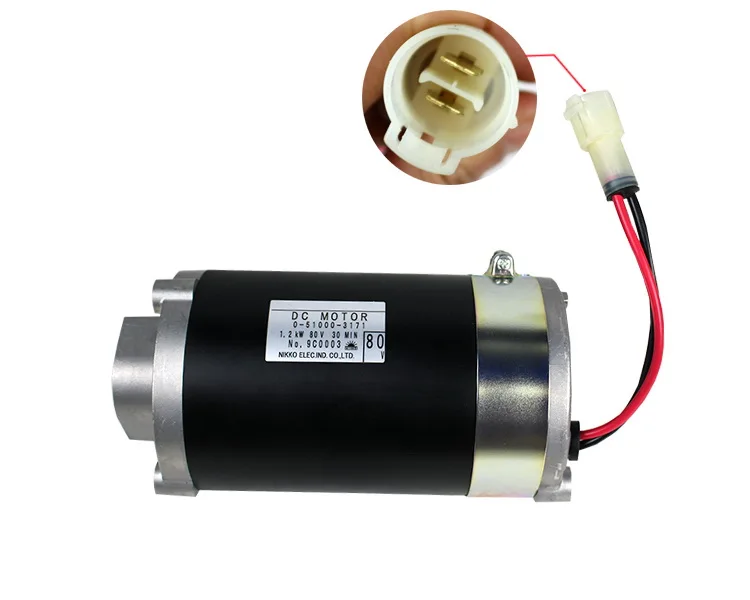 

Forklift Parts 14510-33130-71 DC 80V 1.2KW Steering Motor for 7FB30/Hyster, 100% Original