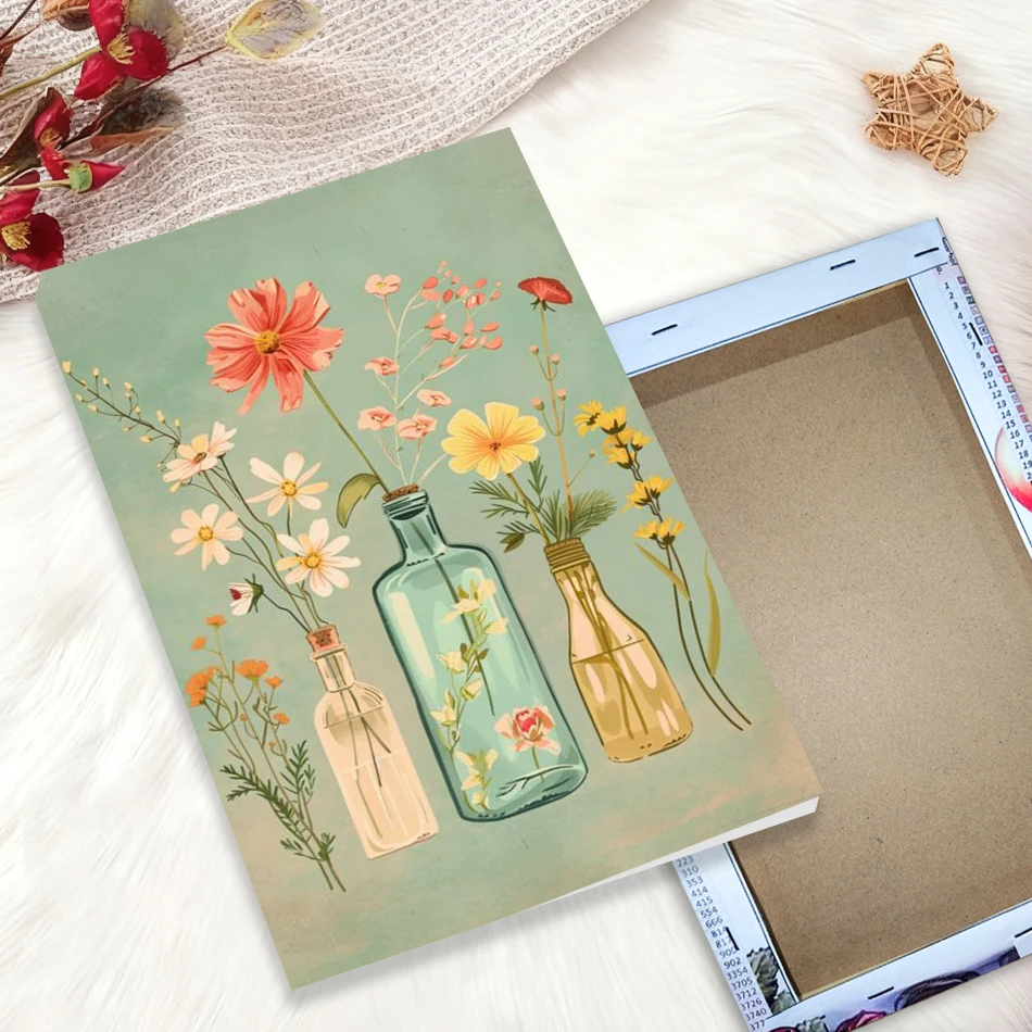 

CHENISTORY Diamond Painting With Frame Rhinestone Pictures 5D DIY Diamond Embroidery Sale Flowers Full Square Mosaic Home Decor