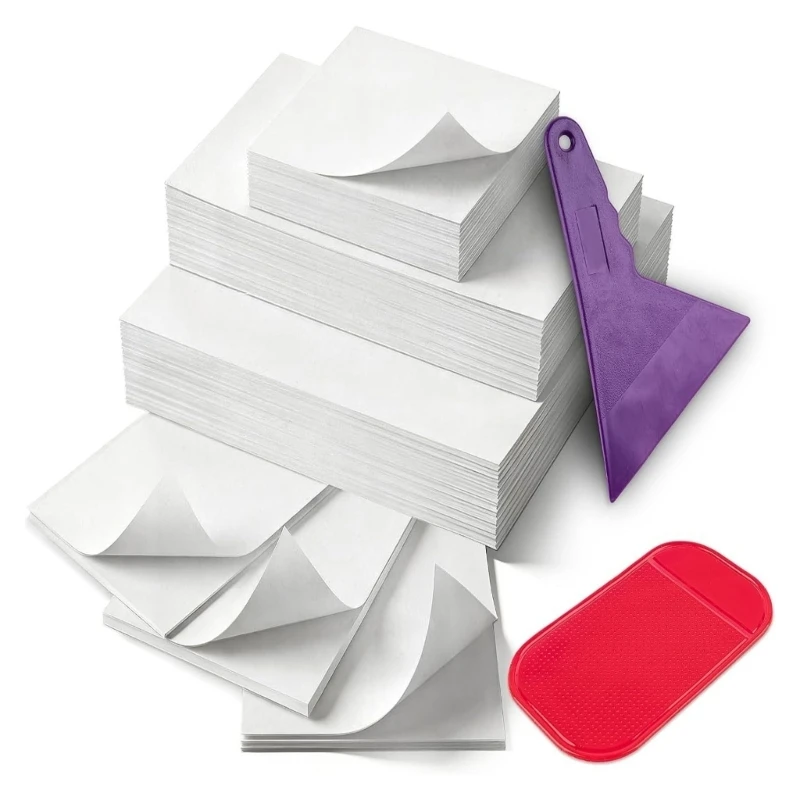Abschnittsabdeckungsset für selbstklebende Leinwand, 400 Blatt Trennpapier X3UB – Detail 8