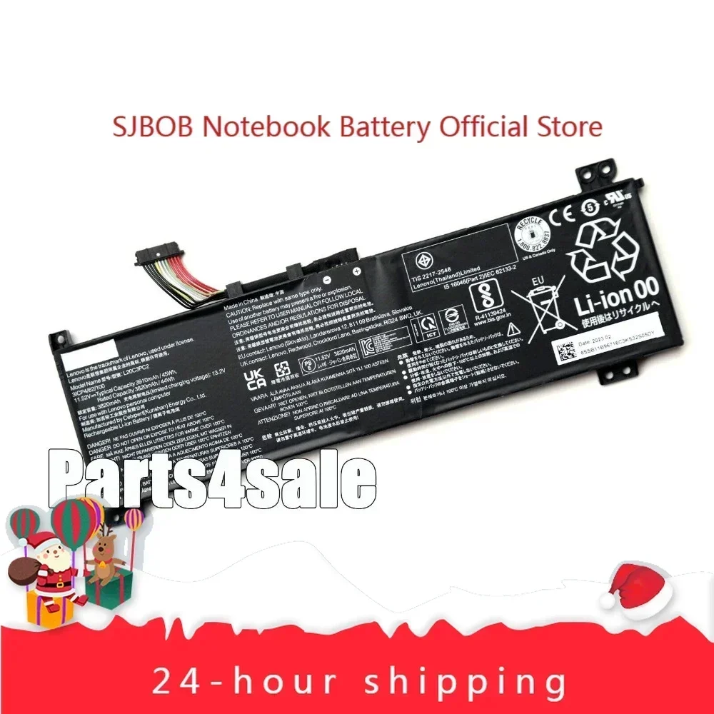 2025 L20C3PC2 L20M3PC2 Battery for Lenovo Ideapad Gaming 3-15ACH6 3-15IHU6 Laptop battery