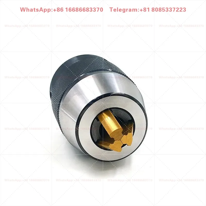 Self tightening drill chuck three jaw APU13/16 integral self-locking drill chuck