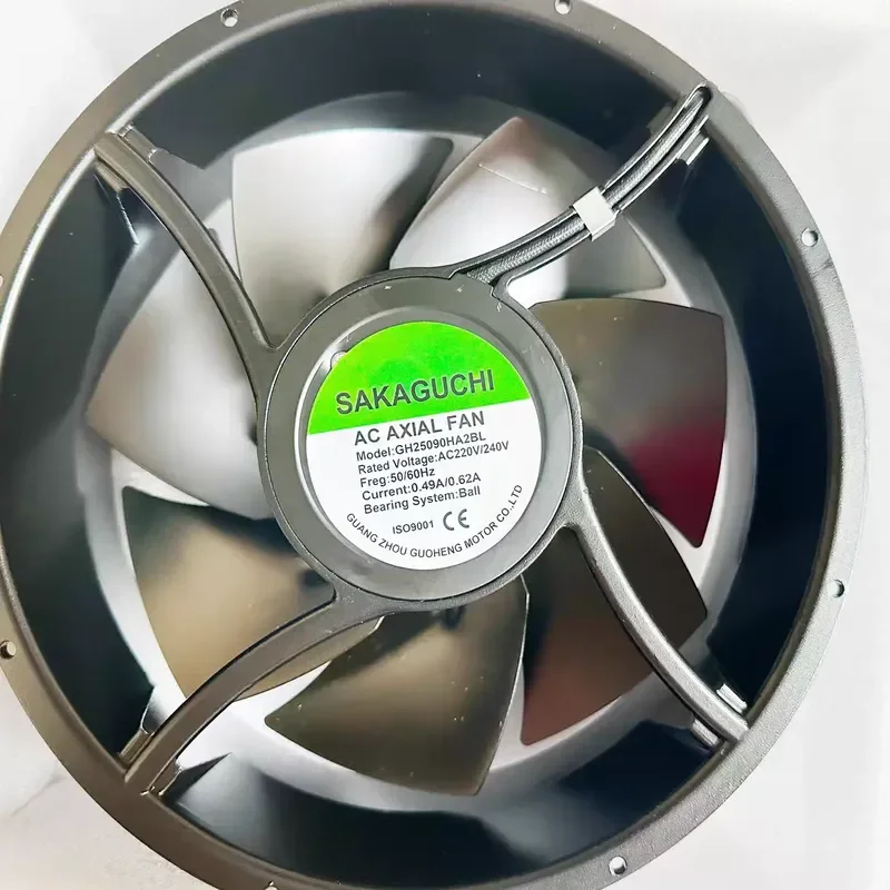 For SAKAGUCHI GH25090HA2BL AC220V 50/60HZ distribution box cabinet metal cooling fan