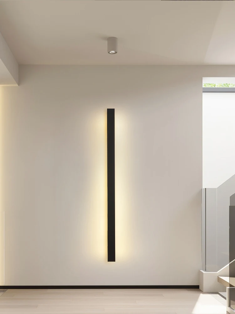 

Modern Minimalist Living Room Wall Fitting IP65 Outdoor Wall Lamp Long Strip Ceiling Lights Bedroom Bedside Lamp Study Wall Lamp