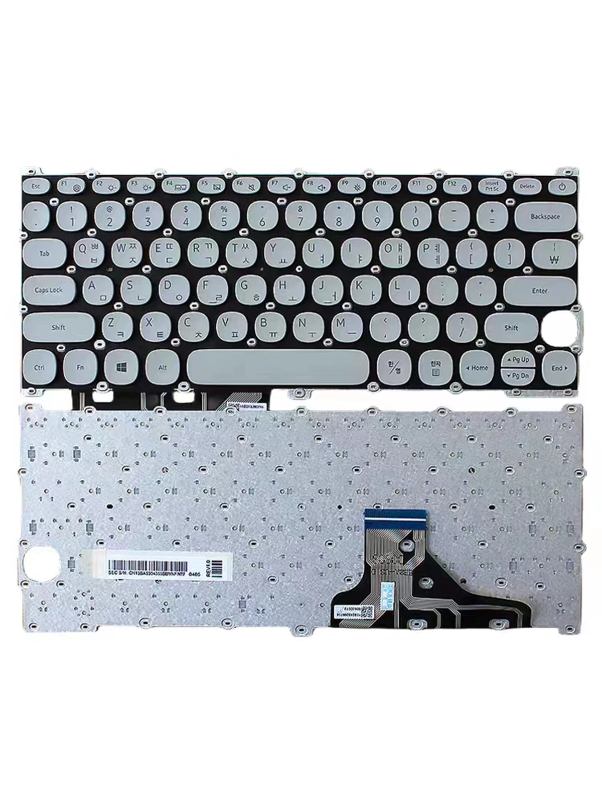 Clavier américain coréen brésilien pour Samsung, rose et gris, KOR eria, 530XBB-K010203, NP530XBB, NP530XBV, 530XBV, nouveau