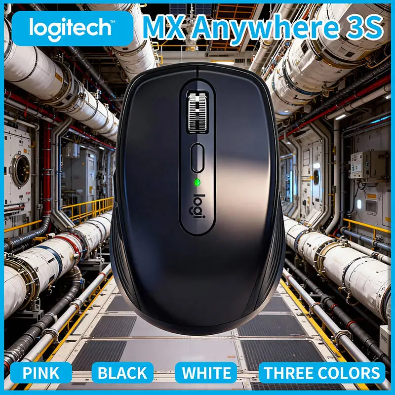 

Wireless MX Anywhere 3S — 8K DPI, прокрутка MagSpeed, противоскользящая, идеально подходит для домашней студии и работы по дизайну