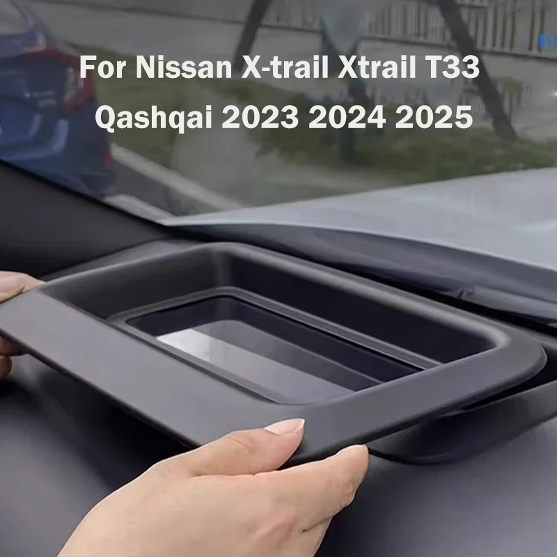 For Nissan X-trail Xtrail T33 Qashqai 2023 2024 2025 Car HUD Display Protect Cover Head Up Display Reflective Screen Frame