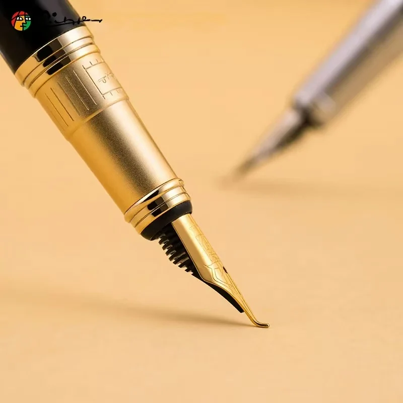 Picasso 906 Fountain Pen Curved Italic Stub Nib 1mm, High‑grade Business Pen for Men Women, Hard‑Pen Calligraphy Writing Gift