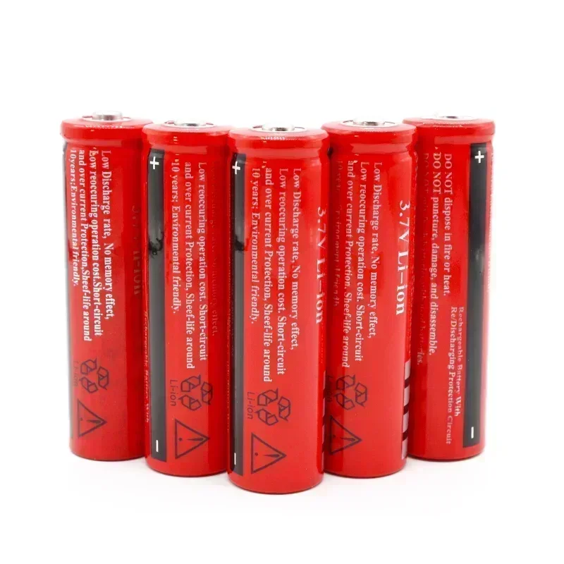 2024 NEW 18650 Lithium Battery 3.7 V Volt 6800mah 18650 Li-Ion Battery Lithium Batteries for Power Bank Flashlight Etc