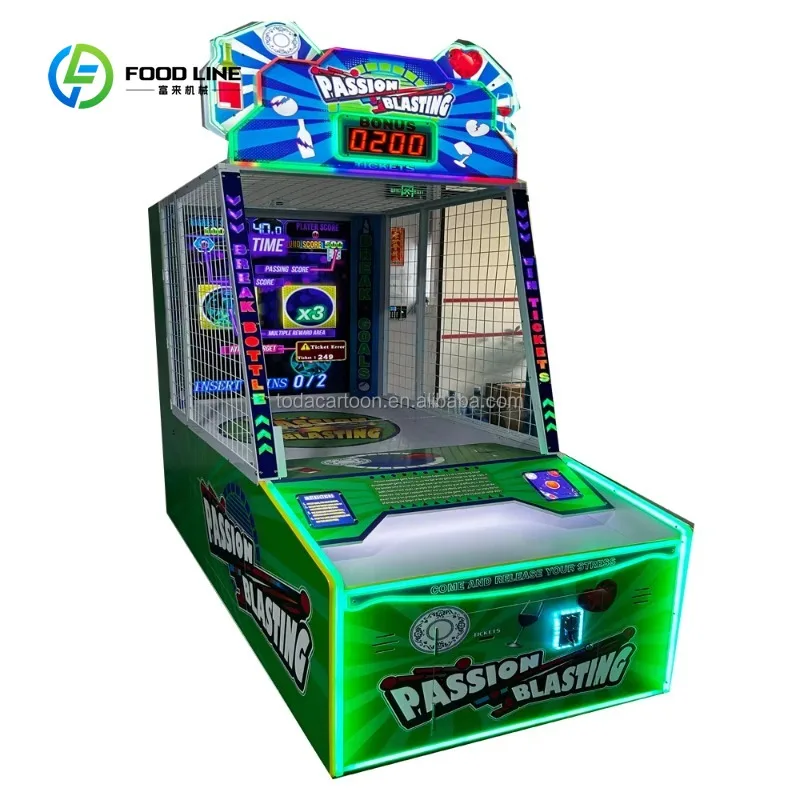 Customized Coin Operated Games New Product  Ball Machine Shoot Ball Machines Passion Blasting