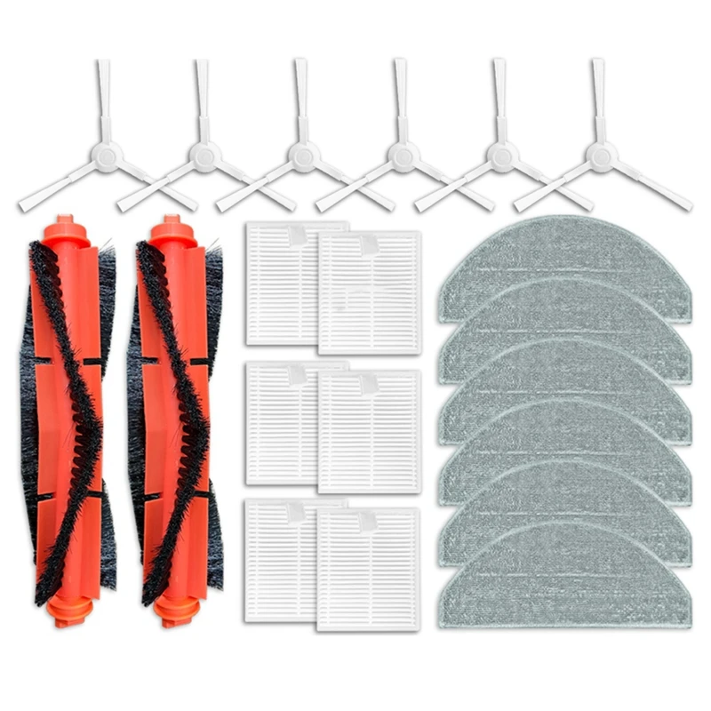 Para Xiaomi Robot aspirador E10, E12, B112 piezas de repuesto Cepillo Lateral filtro Hepa fregona trapo repuestos