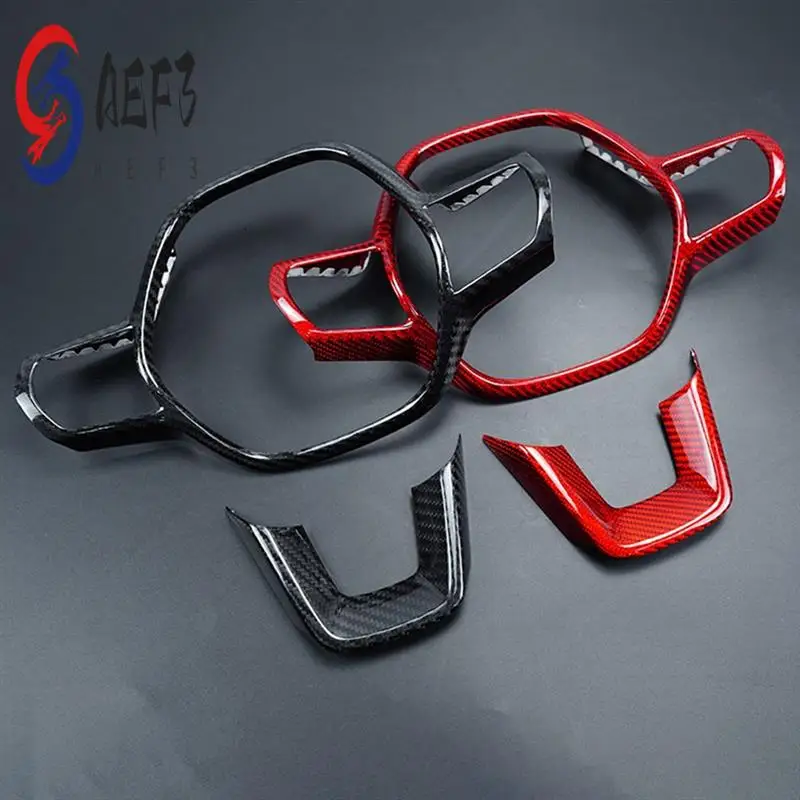 

AEF3-настоящая жесткая накладка на панель рулевого колеса автомобиля из углеродного волокна для Honda CIVIC 11-го поколения 2022