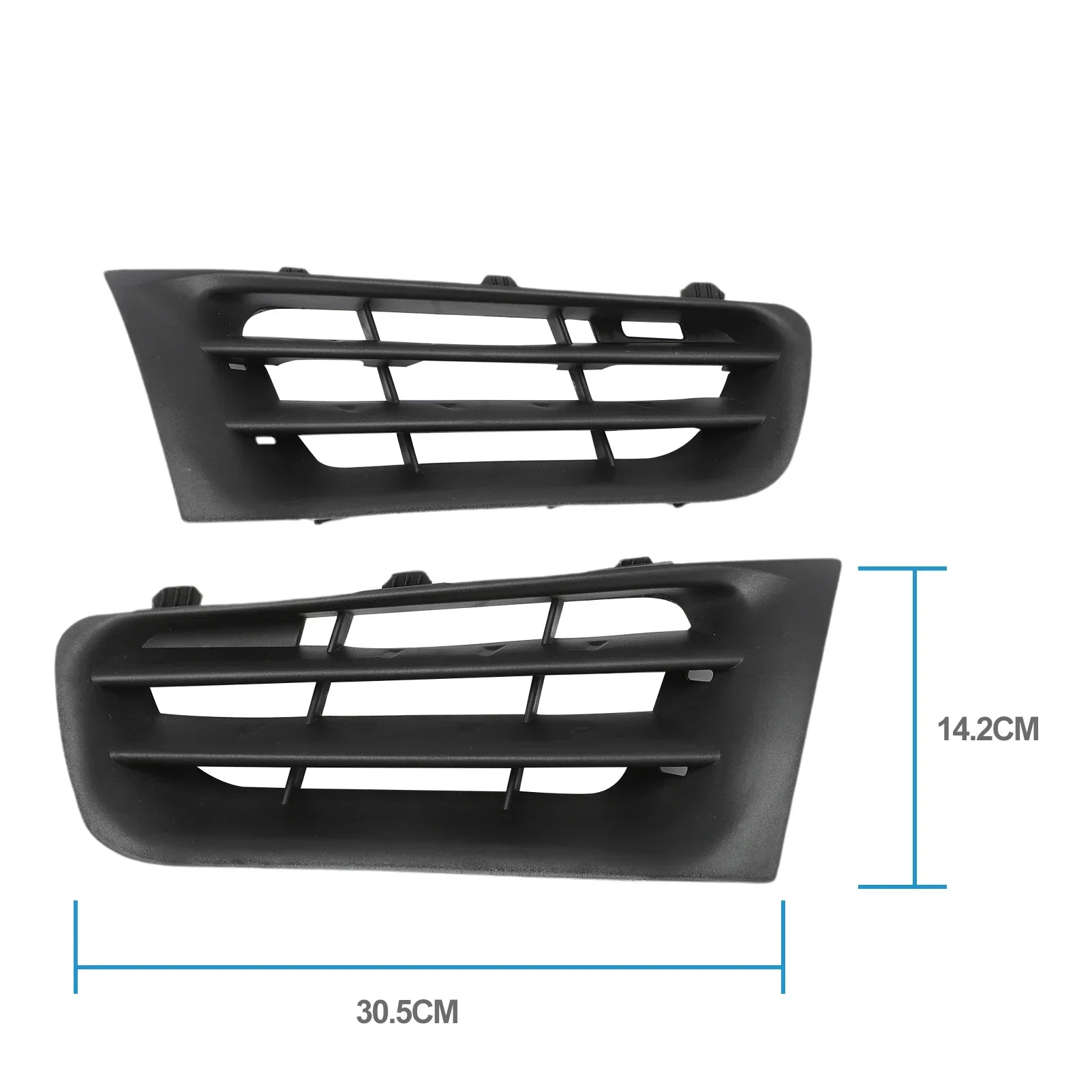 1 Pair Left & Right Front Bumper Grille 7701474478 for Renault Megane 2 2006-2009