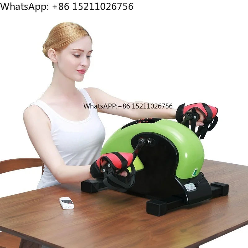 

Elderly Hemiplegia Electric Mini Under Desk Hand and Foot Pedal Exerciser Physical Therapy Rehabilitation Exercise Bike