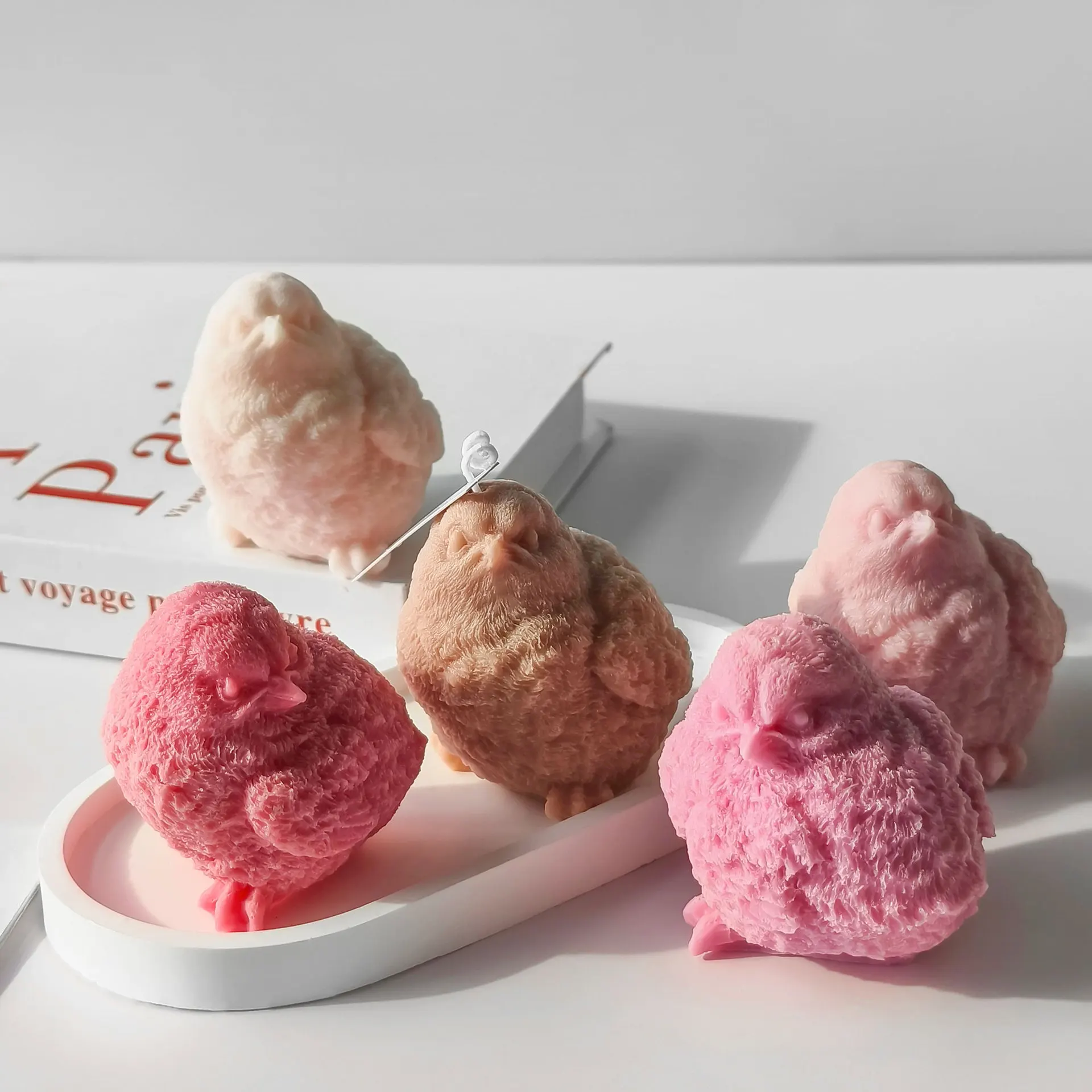 

Cute little chick Candle Silicone Mold chicken little Aromatherapy Plaster Mold Lovable chicken Mould